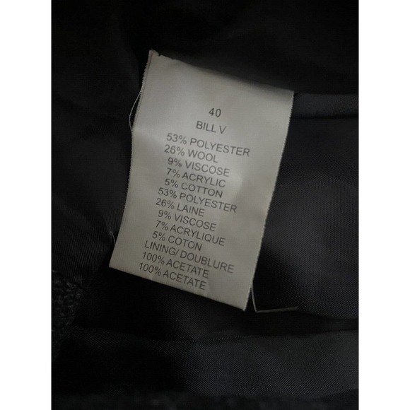 Manoush Anthro Tweed Blazer Jacket Button Bird Embellished Detail Gray 4… - Picture 8 of 8